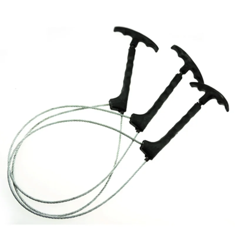 

1 pcs Pig Fixed Rope Wire Ropes Sleeve Stockbreeding Tool Veterinary Equipment plastic handle strapped antiepidemic tools
