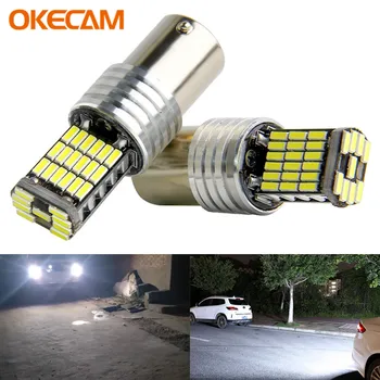 

2pcs LED Bulb BA15S P21W 7506 1156 Canbus No Error Auto Backup Reverse Car Fog Lamp Front Rear Bulbs Daytime Running Light 12V