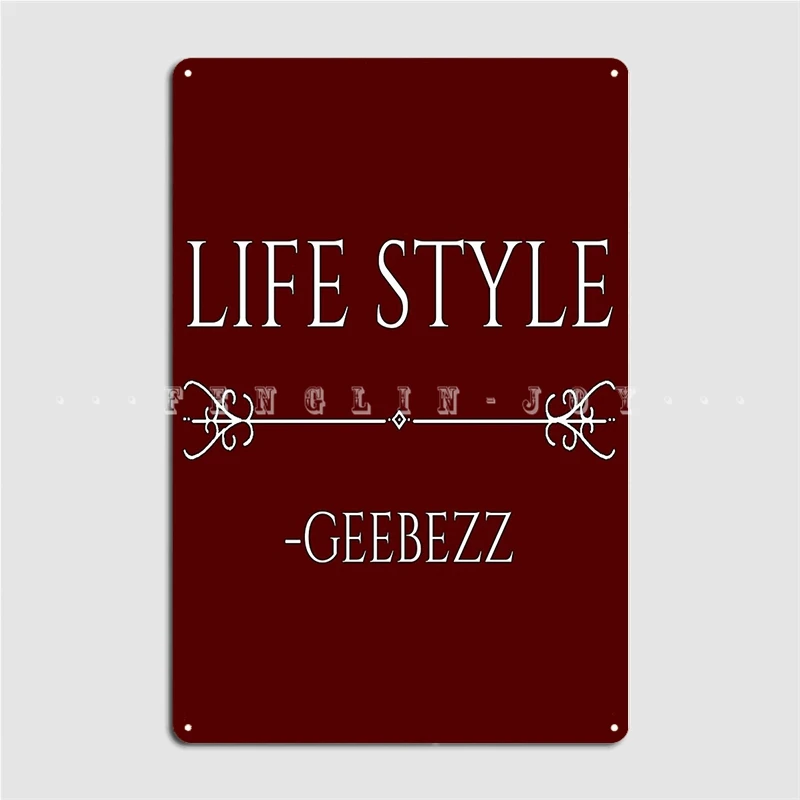 

Life Style . Metal Sign Pub Club Bar Retro Plaques Tin Sign Posters