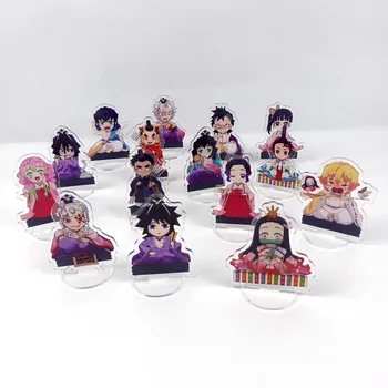 

Demon Slayer Keychain Man Kimetsu No Yaiba Key Chain Women Key Holder Couples Keyring Party Key Ring Acrylic Pendant Porte Clef