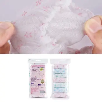 

7Pcs/Pack Women Disposable Non Woven Briefs Floral Print Cotton Crotch Underwear