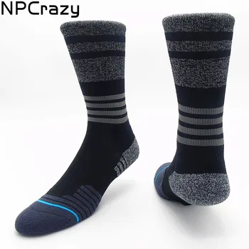 

Socks Men Striped Sock DARKFOLD Athletic Compression Socks for Men Seamless Toe Closure Train Cycling SockRush Running Sport