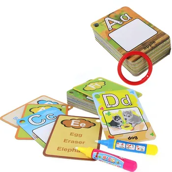 

26 Letters English Phonics Pocket Cards Kids Montessori Learning English Word Card Flash Cards Educational Toys For Children