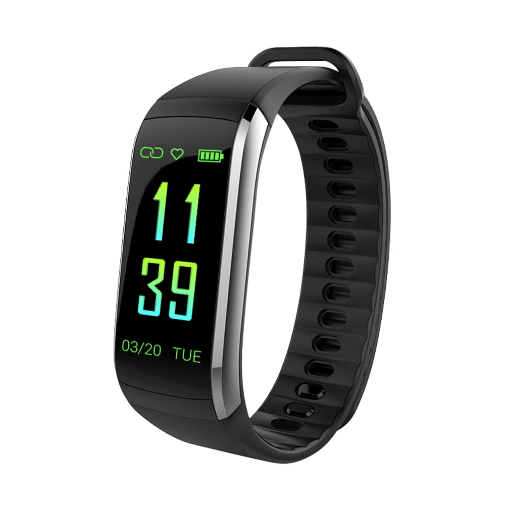 

Comerow KR02 Smart Bracelet IP68 Waterproof GPS Sports Wristband Heart Rate Sleep Monitor Smart Band Message Call Reminder Watch