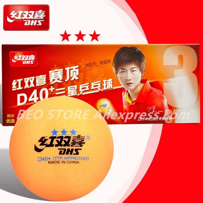 100% genuine 18 x Balls DHS ITTF Approved 3-Star 40mm Table Tennis Ping-Pong 