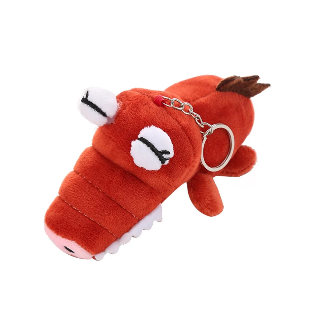 Mini Backpack Charms Pendant Trinket Cute Plush Toys Scrocodile Soft Stuffed Animals Dolls Gift lanyard keychain gadgets #A