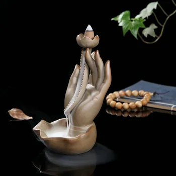 

Chinese wind incense burner ceramic material clean air to remove odor multi-function living room, bedroom, kitchen c