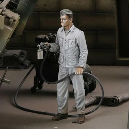 1/35 картина-распылитель с изображением старинного мужчины (одна фигурка)