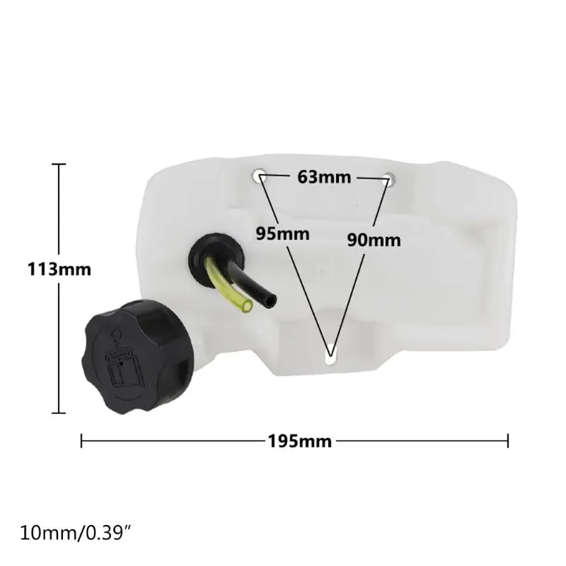 

1pc 1E34F Brush Butter Trimmer Fuel Tank Lawn Mower Oil Tank Fuel Tank Assy
