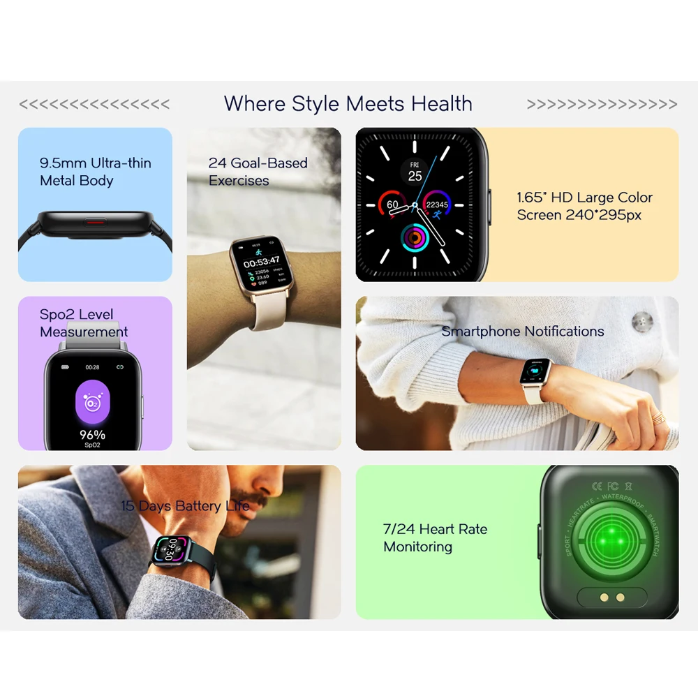 NEW 2021 Zeblaze GTS PRO Smart Watch Heart Rate Spo2 Level 20+ Sports Modes Smartwatch For Android IOS Phone