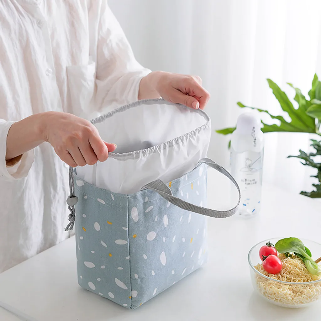 Термосумка для пищи для женщин, для детей, для хранения термо-продуктов, сумка для путешествий, рабочая сумка для Bento Box, сумка для ланча