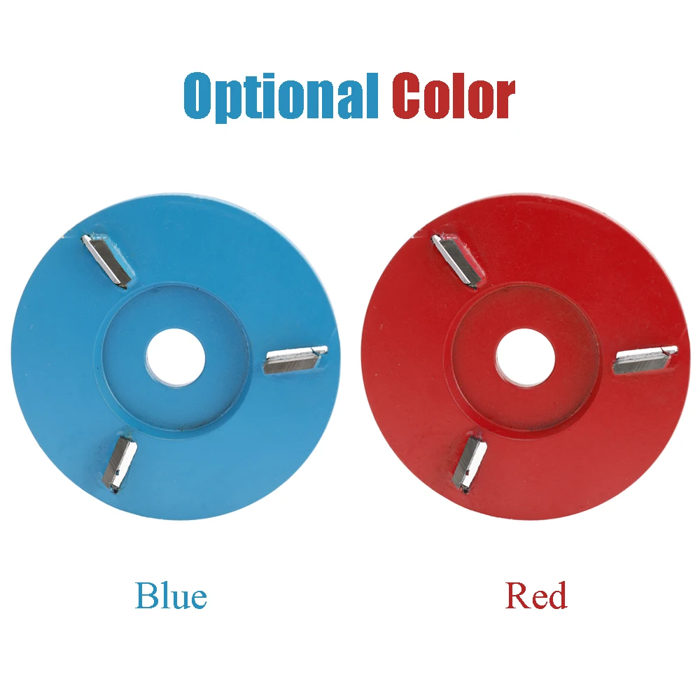 

Three Teeth Woodworking Turbo Plane Wood Carving Disc Tool Milling Cutter for 16mm Aperture Angle Grinder