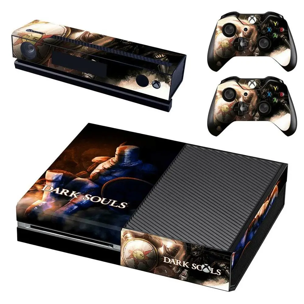 GSTM1629 Dark Souls стикер s для xbox one виниловые наклейки на кожу Обложка Стикеры для xbox one консоль Kinect два контроллера шкуры - Цвет: GSTM1629