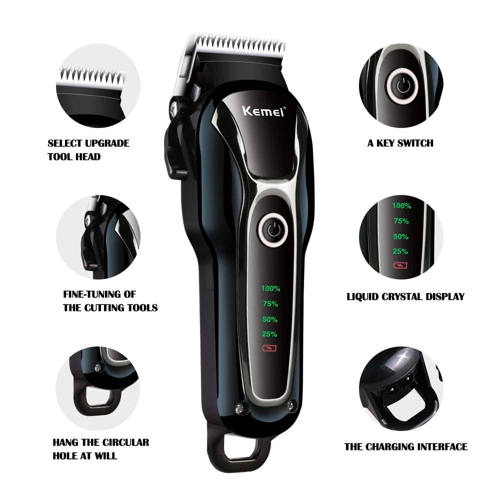 

100-240v Rechargeable Professional Dog Hair Trimmer For Cat Cutter Grooming Machine Hair Remover Animal Hair Clipper For Pet