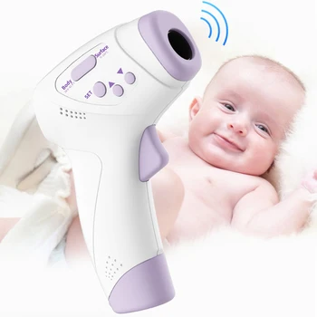 

In Stock Digital Thermometer Infrared Baby Adult Forehead Non-contact Infrared Thermometer 1 Colors Display Dropshipping