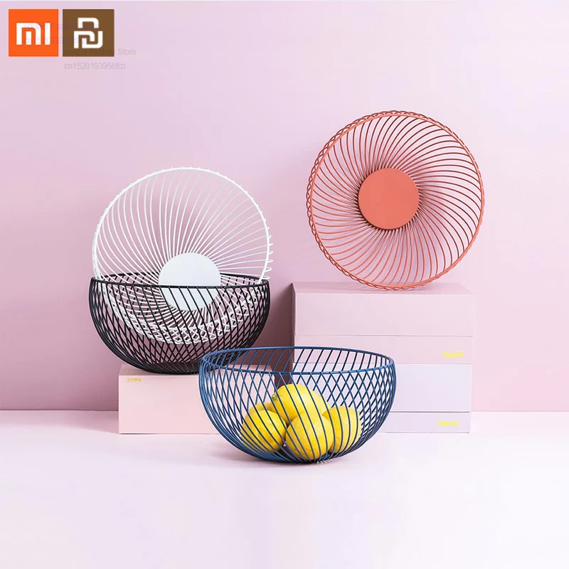 Оригинальная домашняя саржевая корзина для фруктов xiaomi mijia набор размеров