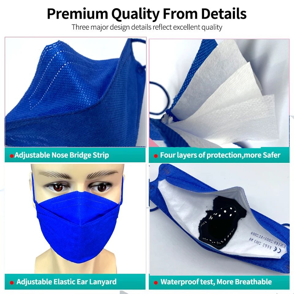 4ply FFP2 Face Mask KN95 Protection Mask