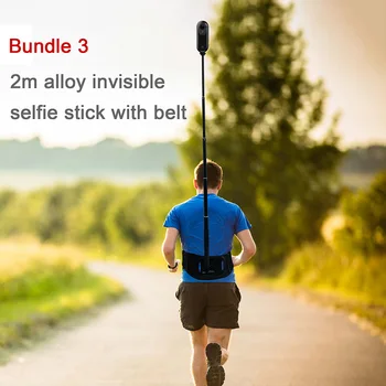 

insta360 one X Accessories Adjustable back front waistband belt with invisible 1.1m /2m selfie stick For insta360 evo/one