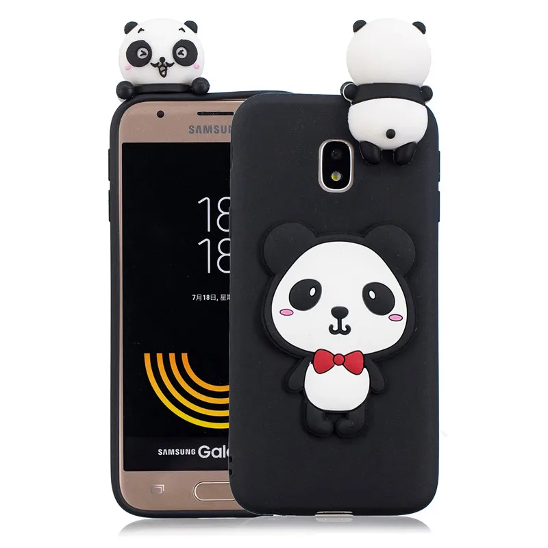 O 3D Милый Панда Единорог кактус силиконовый чехол для телефона на Fundas samsung Galaxy J3 J5 J7 A7 A3 A5 чехол для женщин и детей - Цвет: O