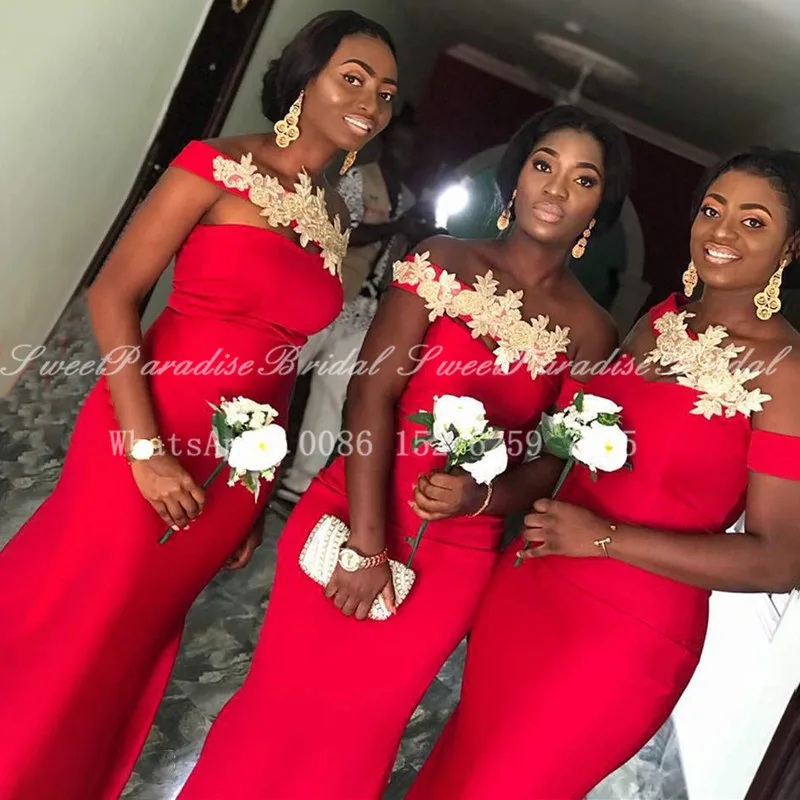 Gold And Red Bridesmaid Dresses — free download