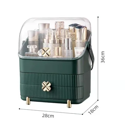 Makeup Organizer Waterproof Cosmetic Case Makeup Jewelry Box Multifunctional Travel Cosmetic Organizer Drawer Home Storage Boxs 