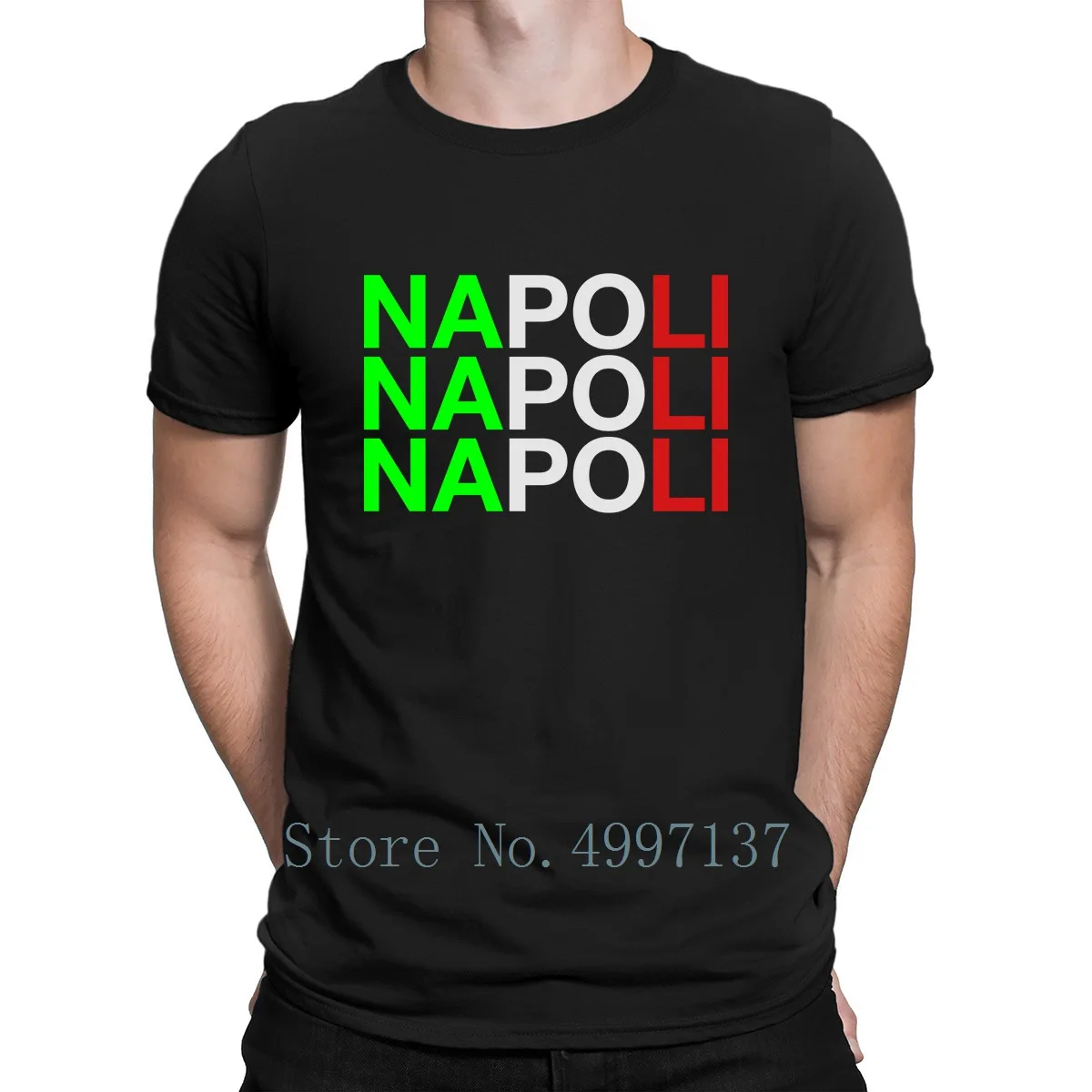 

Napoli T Shirt Round Neck Normal Crazy Summer Style Costume 100% Cotton Casual Printing Shirt