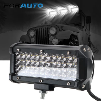

FORAUTO 7" 144W 10800LM LED Work Light for Tractor 6000K Spotlight LED Light Bar Offroad Boat Car Truck ATV SUV 4x4 Super Bright