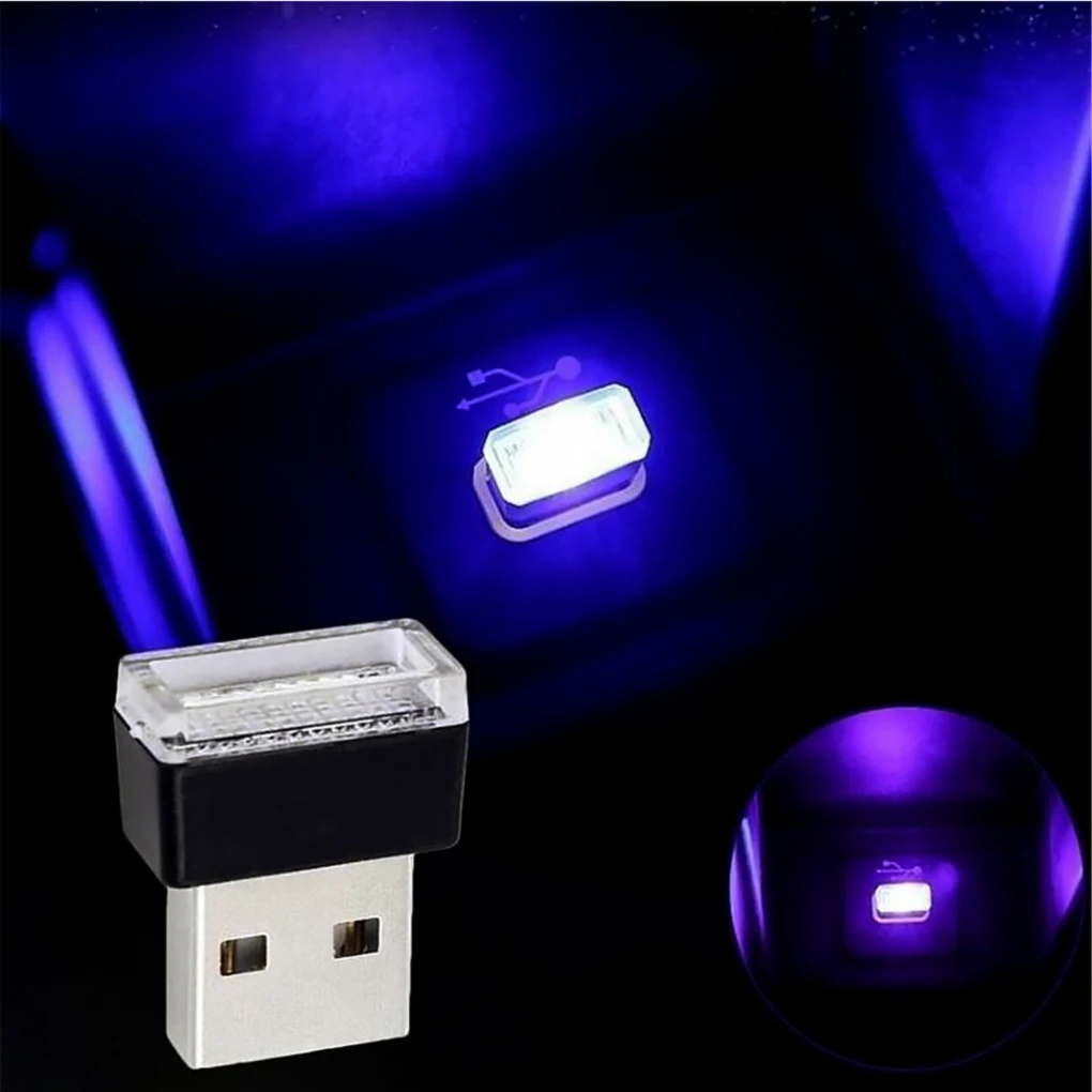 1 шт. автомобиль Mini USB декоративные настольные лампы Автомобильный светодиодный