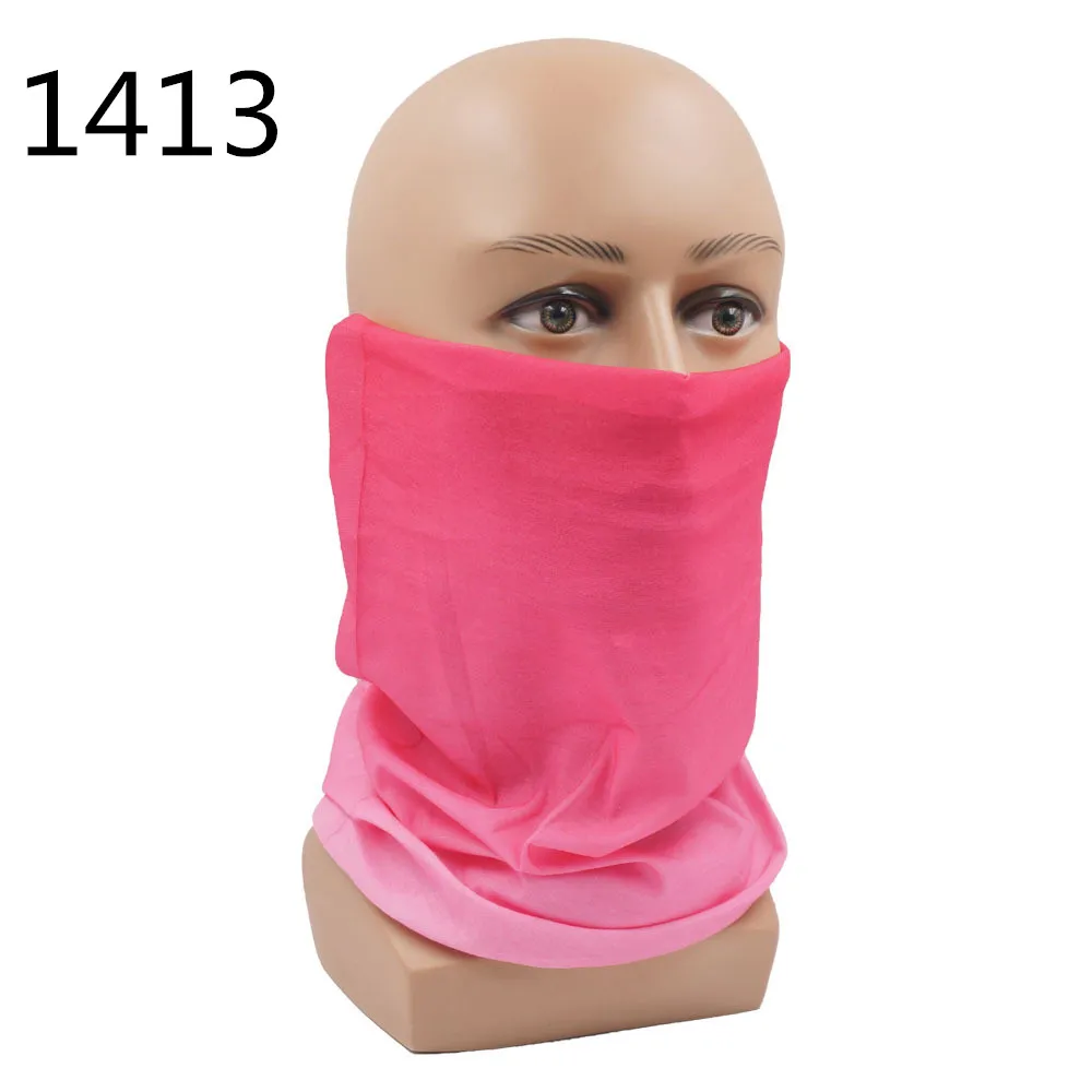 Outdoor Magic Bandana Solid Gradient Color Cycling Sunshade Scarf Polyester Hiking Neck Cover Windproof Headband Multi Use Mask mens designer scarf Scarves