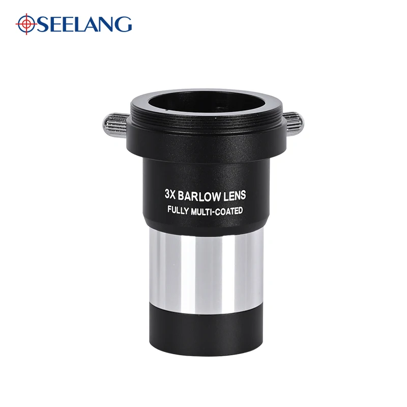 

1.25" HD multiplier Auxiliary Eyepiece 3X BARLOW LENS FMC Full Broadband Multilayer Coating for Astronomical Telescope Monocular