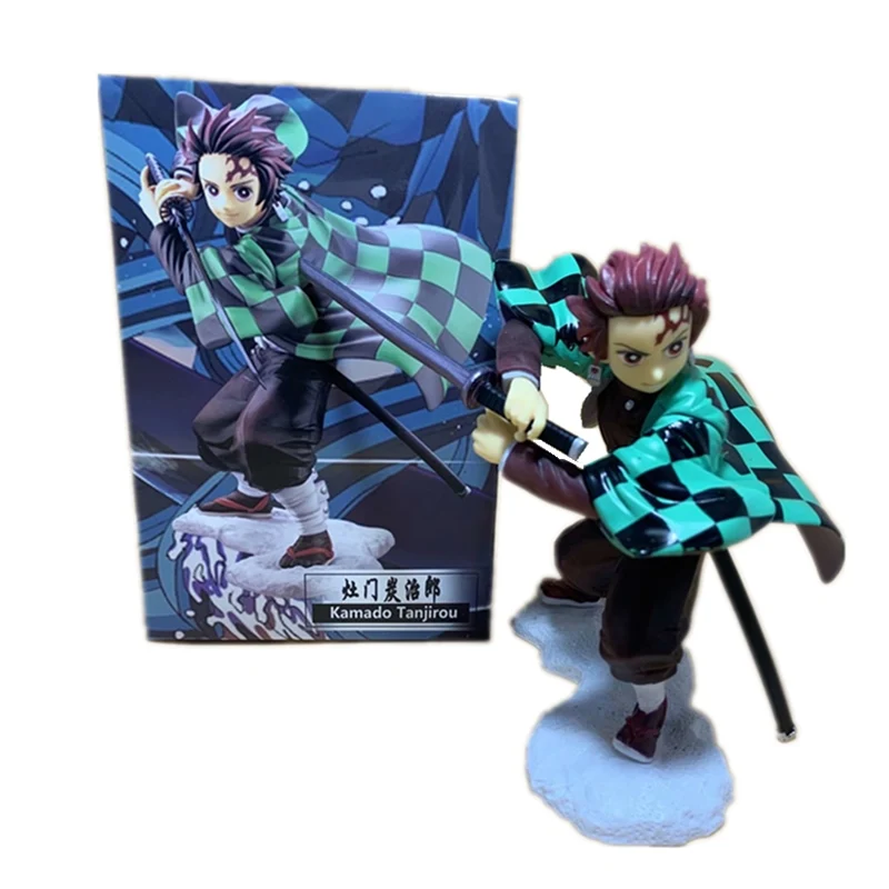 2020 Новинка 15 см аниме фигурка DH Kamado Tanjirou Demon Slayer Kimetsu No Yaiba ПВХ игрушки