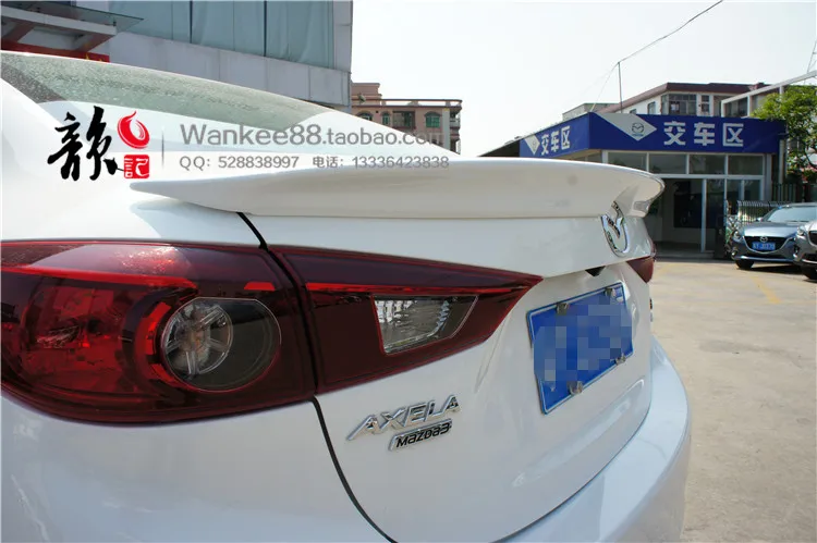Подходит для mazda 3 Axela AE углеродного волокна спойлер хвост крыло
