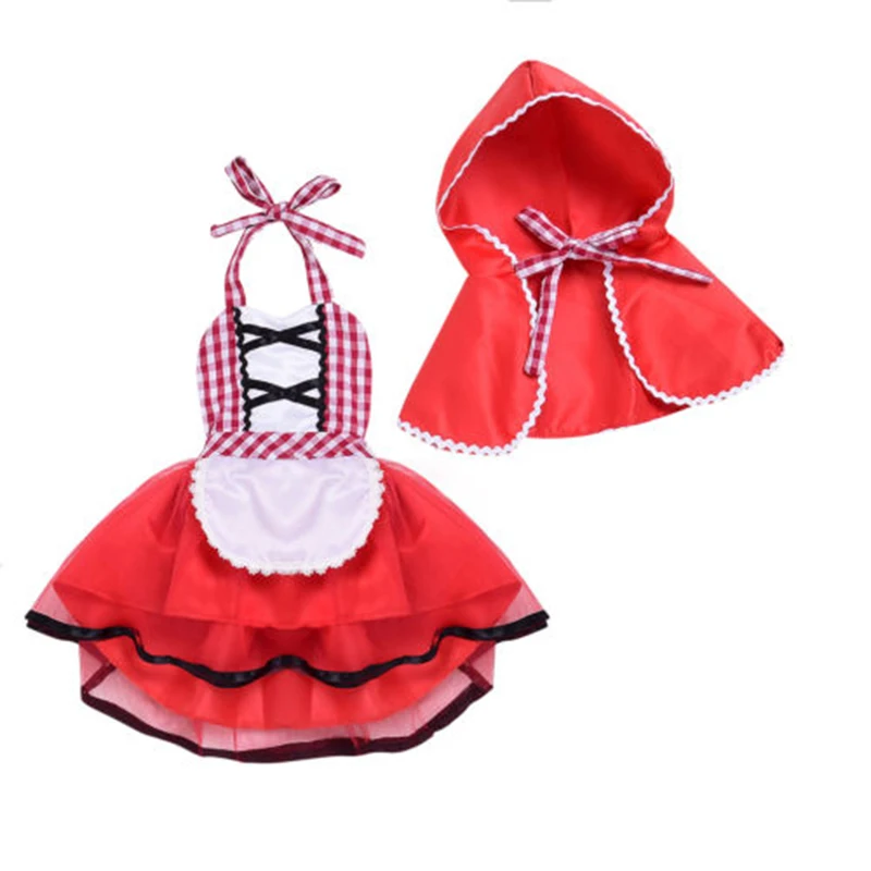 Newborn Little Red Riding Hood Cosplay Baby Girl Dress
