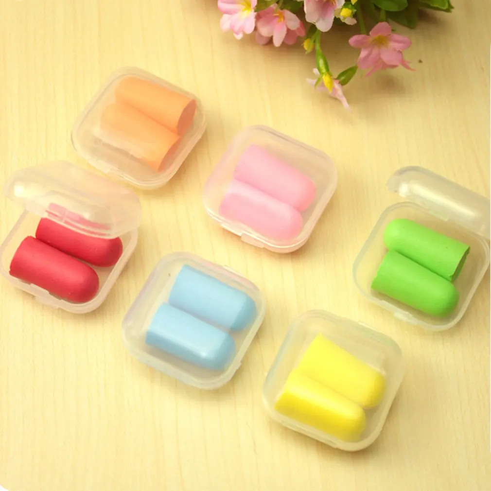 Soft Foam Ear Plugs Sound Insulation Ear Protection Earplugs Anti Noise Snoring Sleeping Plugs for Travel Noise Reduction фотографии