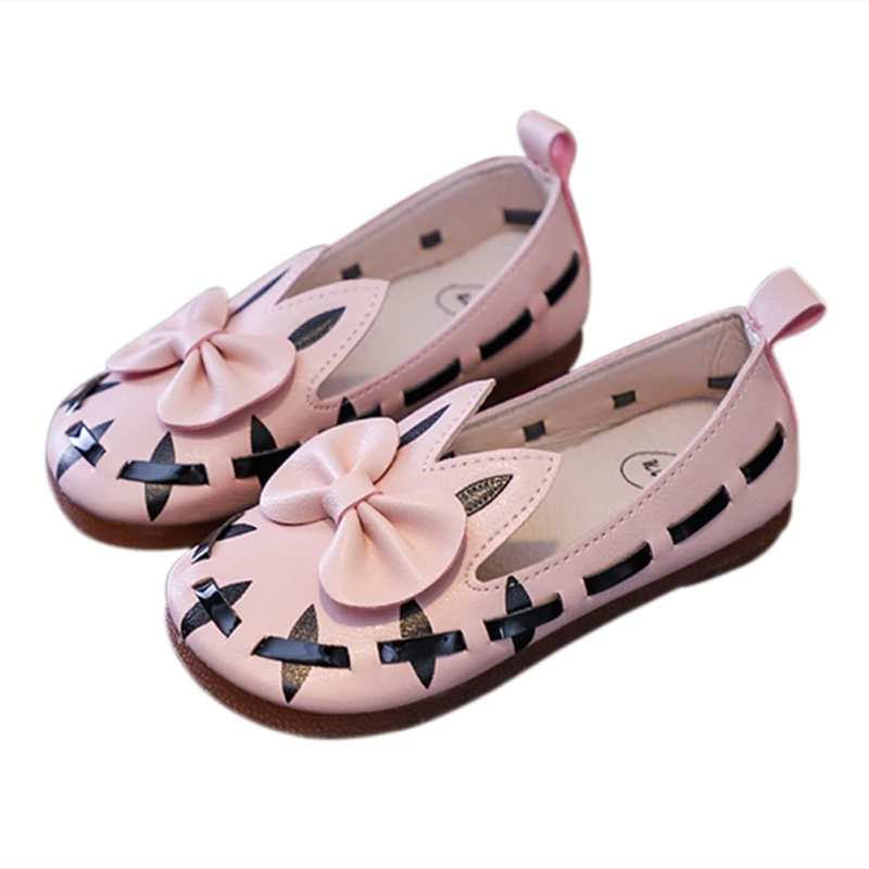 

Spring Autumn Baby Girl PU Leather Shoes Kid First Walkers Cross Pattern Soft Bow Soled Non-slip Footwear Crib Shoes