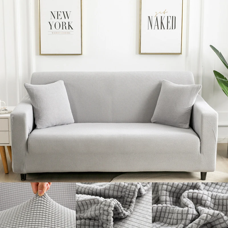 Sofa Covers couch cover Stretch Sofa Slipcover, Solid Color Spandex
