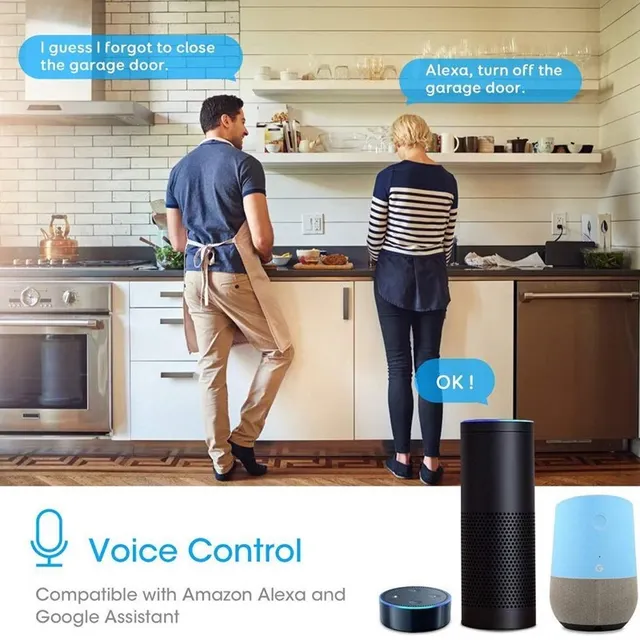 Inteligentny otwieracz drzwi garażowych Tuya WiFi z kontrola aplikacji kompatybilny z amazon alexa Google Home IFTTT sterowanie głosem tanie tanio GD300 IEEE802 11b g n 2 4GHz Tuya Smart Life Alexa Google Assistant IFTTT US EU UK AU White Inteligentny otwieracz drzwi garażowych Tuya WiFi z kontrola aplikacji kompatybilny z amazon alexa Google Home IFTTT sterowanie głosem tanie tanio GD300 IEEE802 11b g n 2 4GHz Tuya Smart Life Alexa Google Assistant IFTTT US EU UK AU White