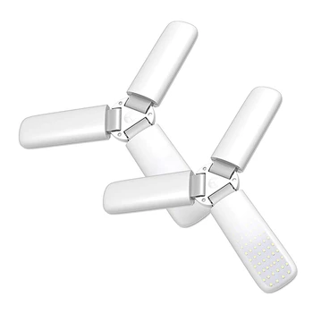 

Garage Lights Basement Lights 45W Led Shop Lights Deformable Led Garage Ceiling Lighting Daylight Light Bulbs Adjustable for Gar