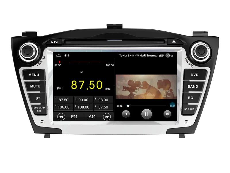 AVGOTOP Android 10 4 Гб + 64 ГБ Автомобильный DVD плеер для HYUNDAI IX35 2009 2013 IPS HD экран