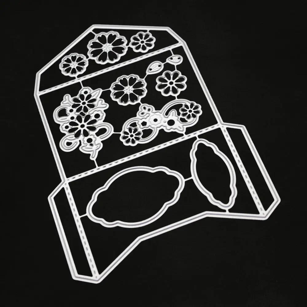 99*140MMMetal Cutting Die Invitation Stencil For DIY Scrapbooking Embossing Paper Wedding Card Die Cut Photo Album Making Craft