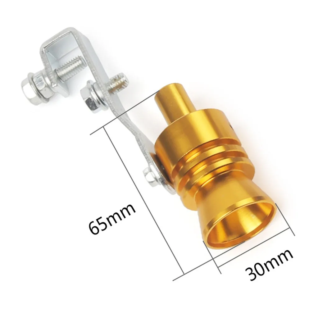 S/M/L/XL Auto Exhaust Sound Whistle Maker Whistle Aluminum Exhaust Pipe Sounder