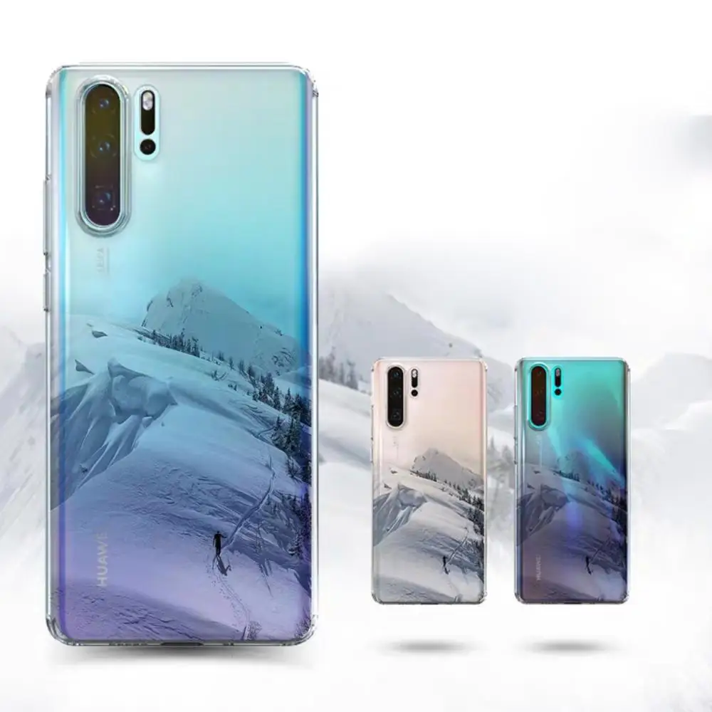 Чехол для Huawei P20 P30 Lite чехол Funda p20 p30 Pro с 3D мраморным краном фламинго прозрачная