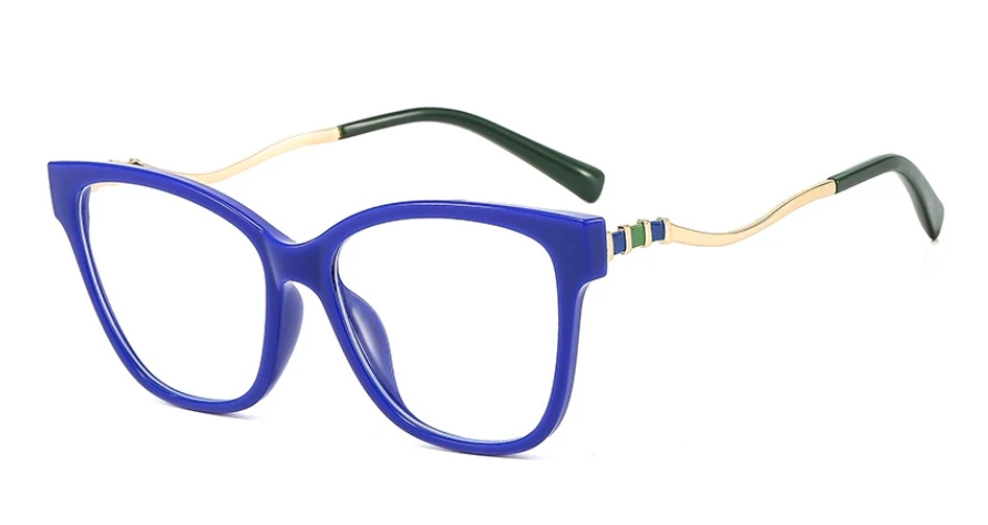 80172 TR90 Anti-blue Light Retro Cat Eye Glasses Frame Men Women Optical Fashion Computer Eyeglasses blue filter glasses