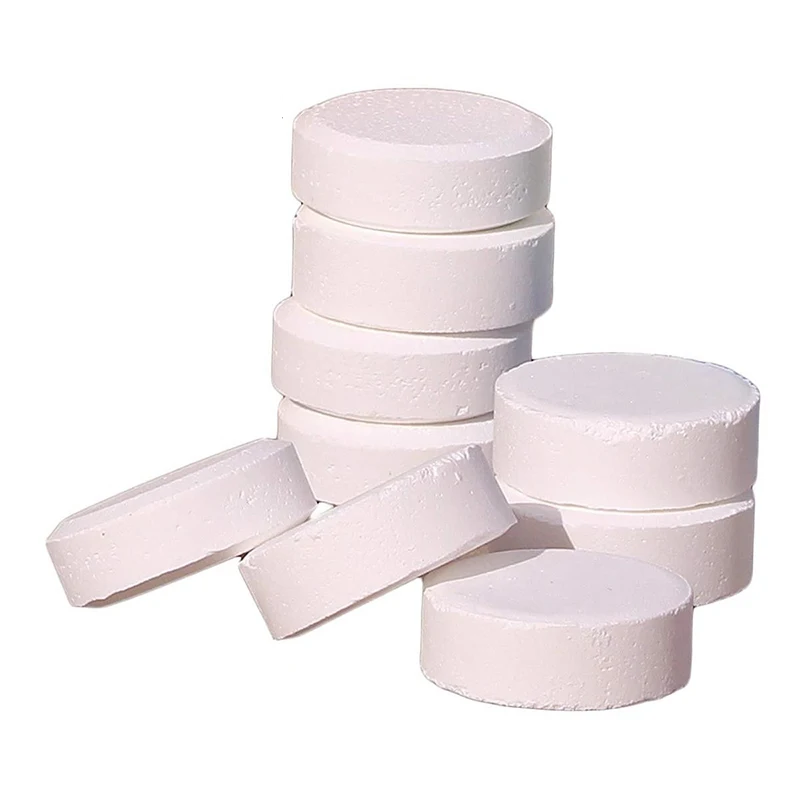 1 Bottle 100g Safe Harmless Multi-Use Cleaning Tablet Swimming Pool Effervescent Disinfectant Chlorine Tablets Bath Tub Purifier