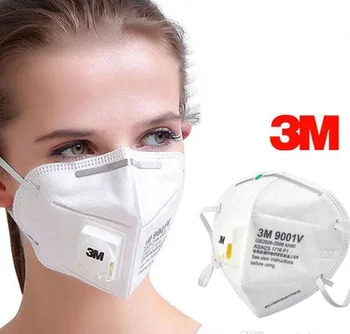 

Masque pliable M3 avec valve 9001v 9002v Masque facial poussière jetable