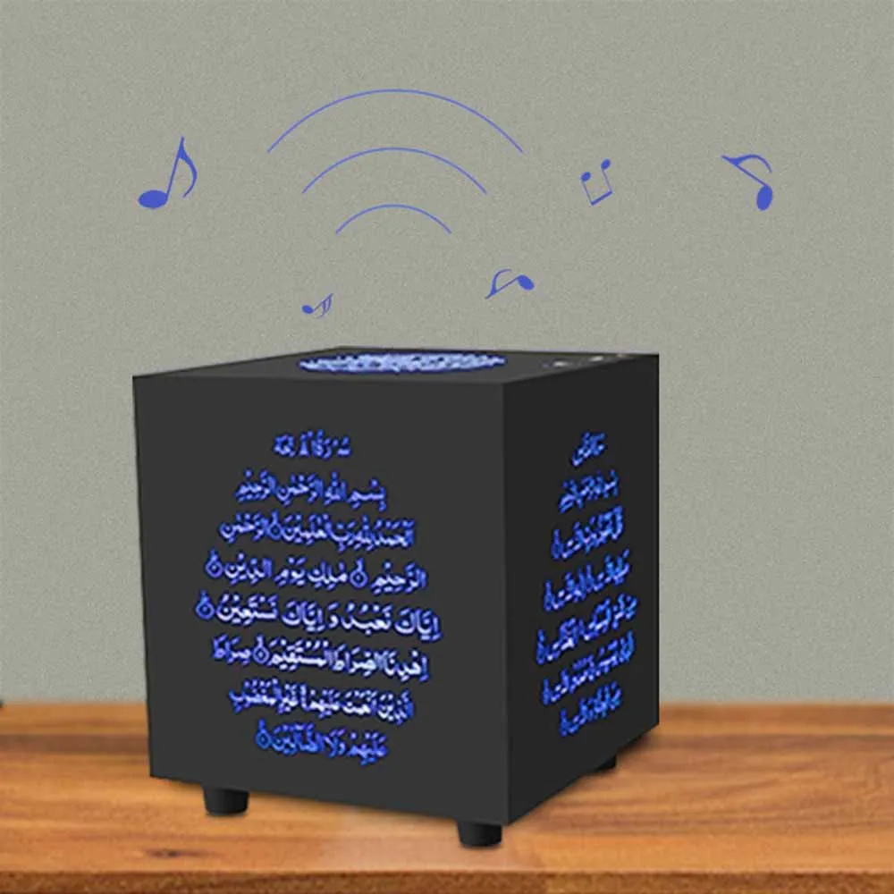 2020 куб Коран динамик плеер беспроводной Bluetooth Сенсорная лампа пульт