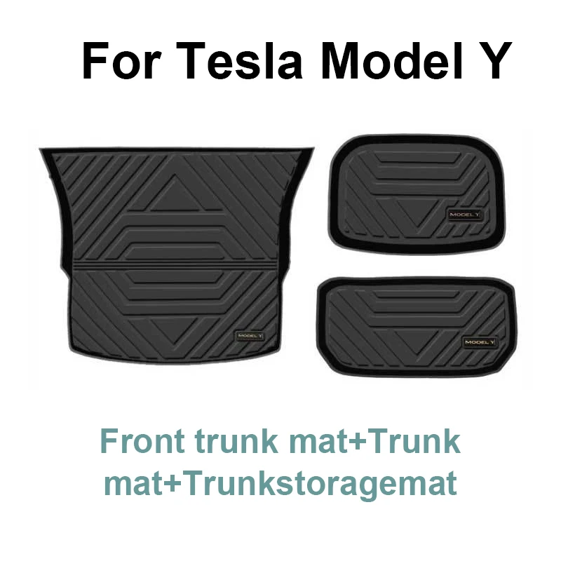 

For Tesla Model Y Dirt-resistant Pad Interior Accessories Cushion Car Dedicated luggage mat