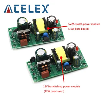 

5V 2A 12V 1A 10W AC-DC Switching Power Module Isolated Power 220V to 5V 12V Switch Step Down Buck Converter Bare Circuit Board