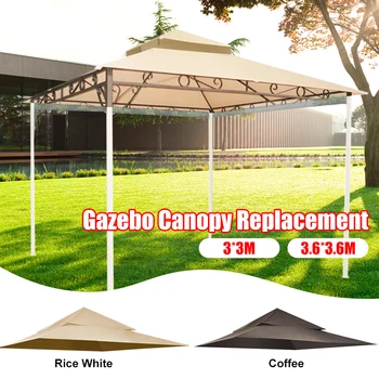 

Outdoor Waterproof Gazebo Canopy Top Replacement 2-tier Cover for Madaga Frame High Quality Suitable For Backyard Events