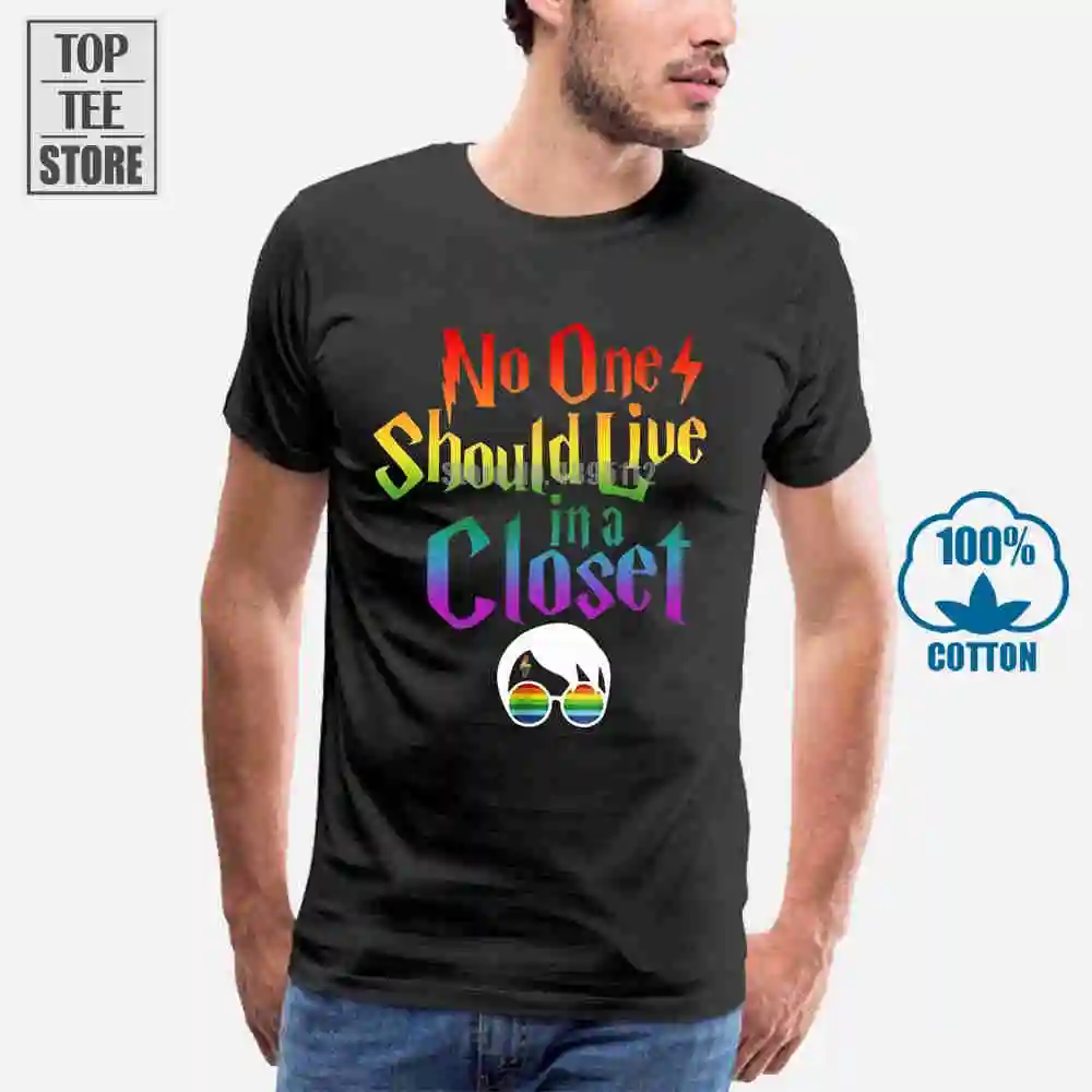 Мужская футболка Pride Lgbt черная хлопковая Размеры S 4Xl | одежда